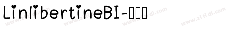 LinlibertineBI字体转换