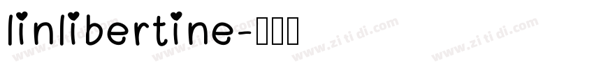 linlibertine字体转换
