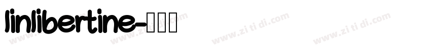linlibertine字体转换