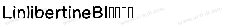 LinlibertineBI字体转换