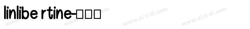 linlibertine字体转换