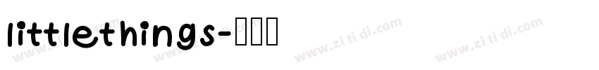 littlethings字体转换