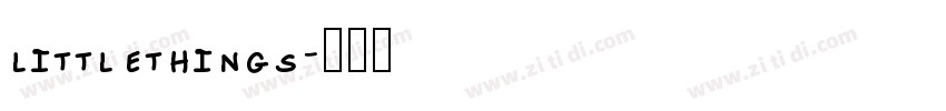 littlethings字体转换