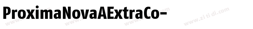 ProximaNovaAExtraCo字体转换