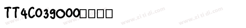 TT4C039o00字体转换