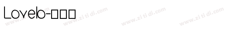 Lovelo字体转换