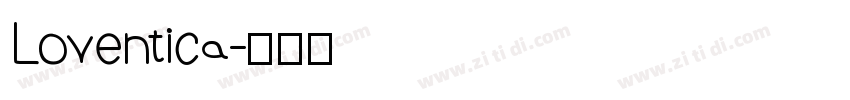 Loventica字体转换