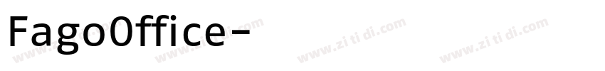FagoOffice字体转换