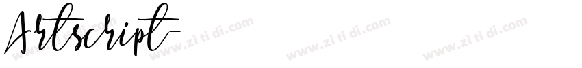 Artscript字体转换