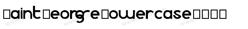 SaintGeorgeLowercase字体转换