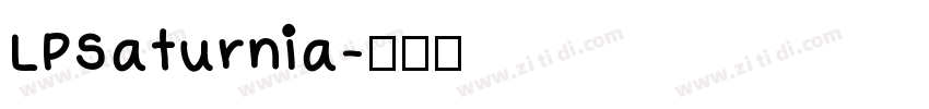 LPSaturnia字体转换