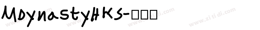 MDynastyHKS字体转换