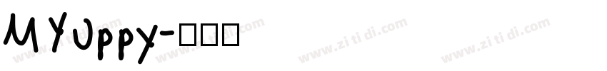 MYuppy字体转换
