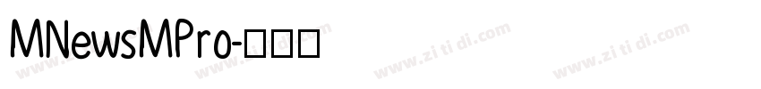 MNewsMPro字体转换
