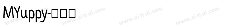 MYuppy字体转换