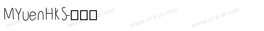 MYuenHKS字体转换