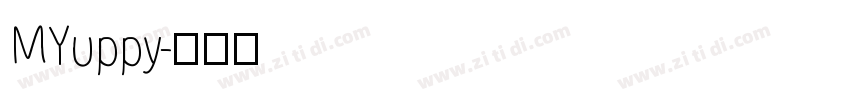 MYuppy字体转换