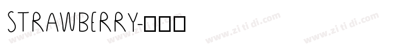 STRAWBERRY字体转换