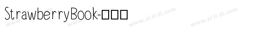 StrawberryBook字体转换