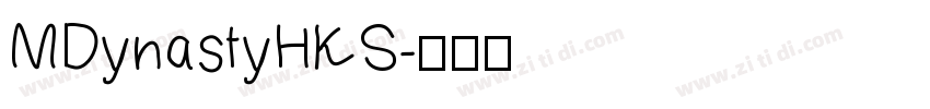 MDynastyHKS字体转换