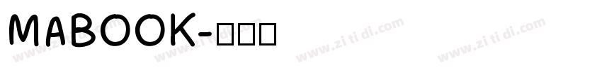 MABOOK字体转换