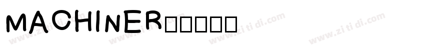 MACHINERY字体转换