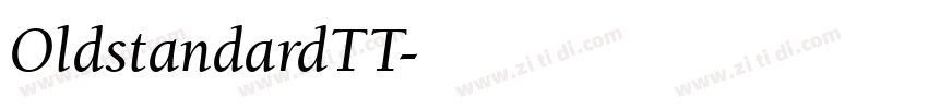 OldstandardTT字体转换