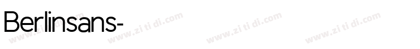 Berlinsans字体转换