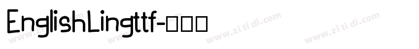 EnglishLingttf字体转换