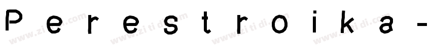 Perestroika字体转换