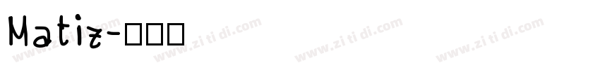 Matiz字体转换