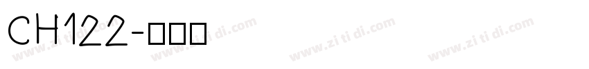 CH122字体转换