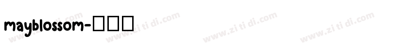 mayblossom字体转换