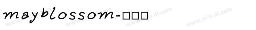 mayblossom字体转换