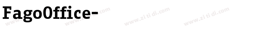 FagoOffice字体转换