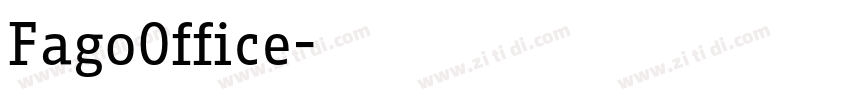 FagoOffice字体转换