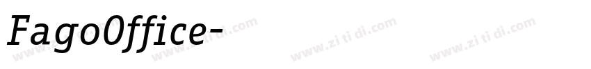 FagoOffice字体转换