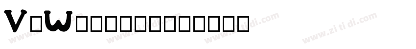 VfWedding34字体转换