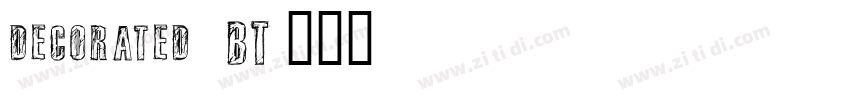 decorated035BT字体转换