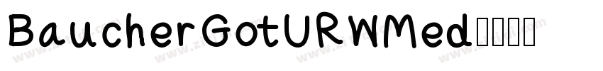 BaucherGotURWMed字体转换