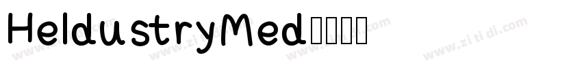 HeldustryMed字体转换