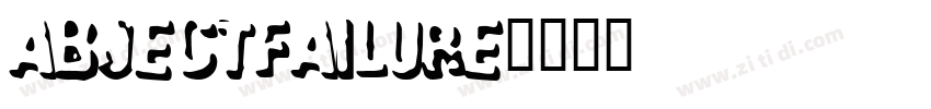 AbjectFailure字体转换