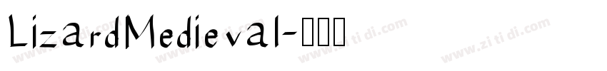 LizardMedieval字体转换