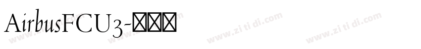 AirbusFCU3字体转换