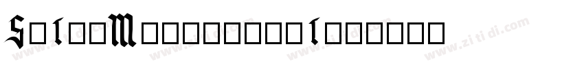 StaffMeetingPlain字体转换