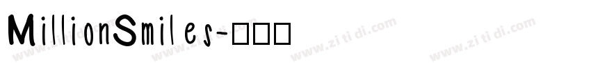 MillionSmiles字体转换