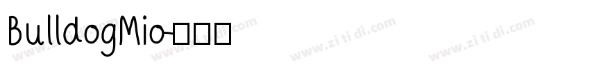 BulldogMio字体转换