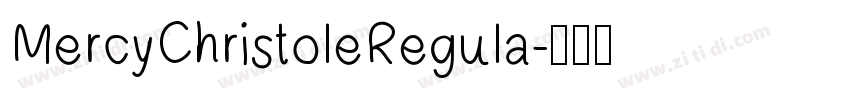 MercyChristoleRegula字体转换