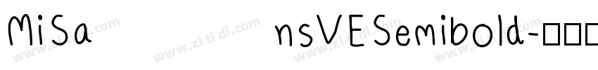MiSansVESemibold字体转换