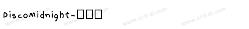 DiscoMidnight字体转换